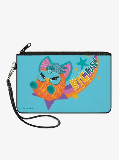 Furby Furby Big Fun Sliding Pose Zip Clutch Wallet