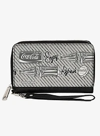 Coca-Cola Enjoy Refresh Can and Bottle Zip Around Wallet