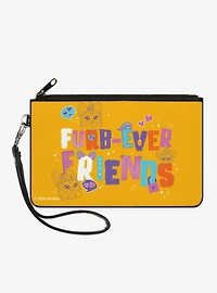 Furby Furb Ever Friends Group Pose Zip Clutch Wallet
