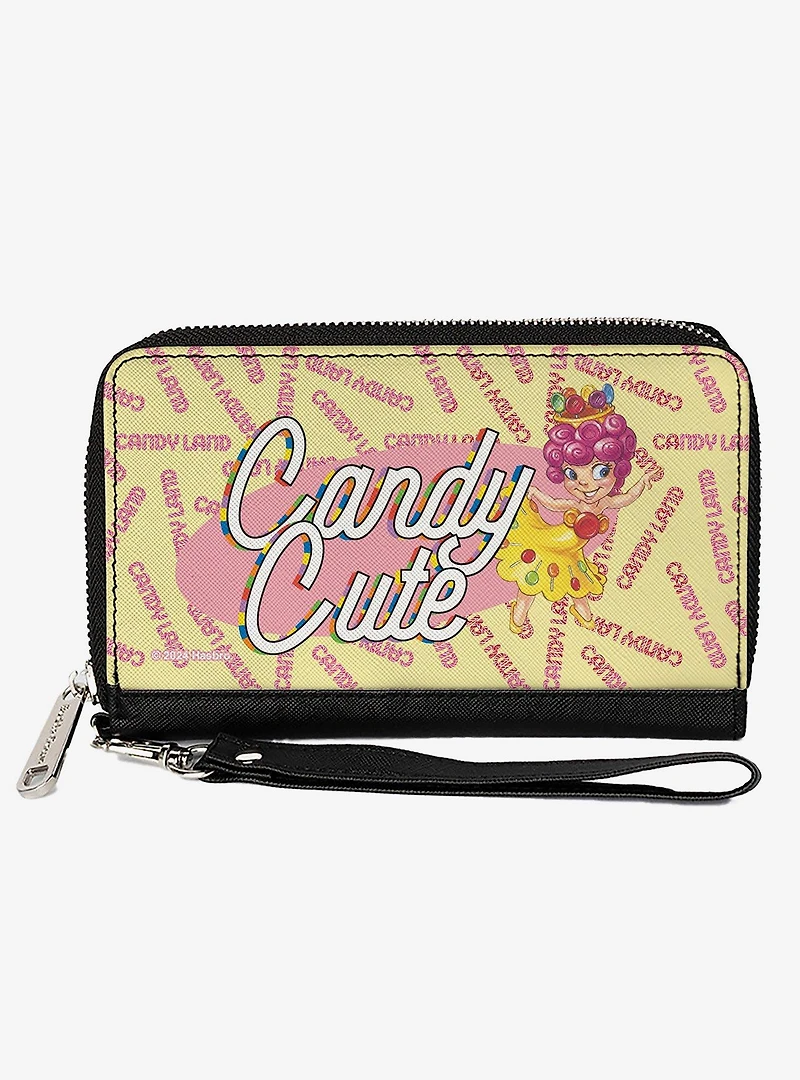 Candy Land Candy Land Candy Cute Princess Lolly and Logo Zip Around Wallet