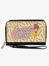 Candy Land Candy Land Candy Cute Princess Lolly and Logo Zip Around Wallet
