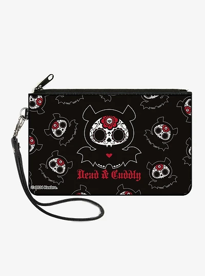 Skelanimals Diego the Bat Dead N Cuddly Pose Zip Clutch Wallet