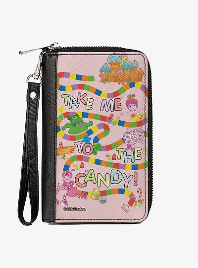 Candy Land Candy Land Take Me To the Candy Character Collage Zip Around Wallet