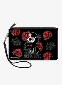 Skelanimals Bonita the Unicorn Need Love Zip Clutch Wallet