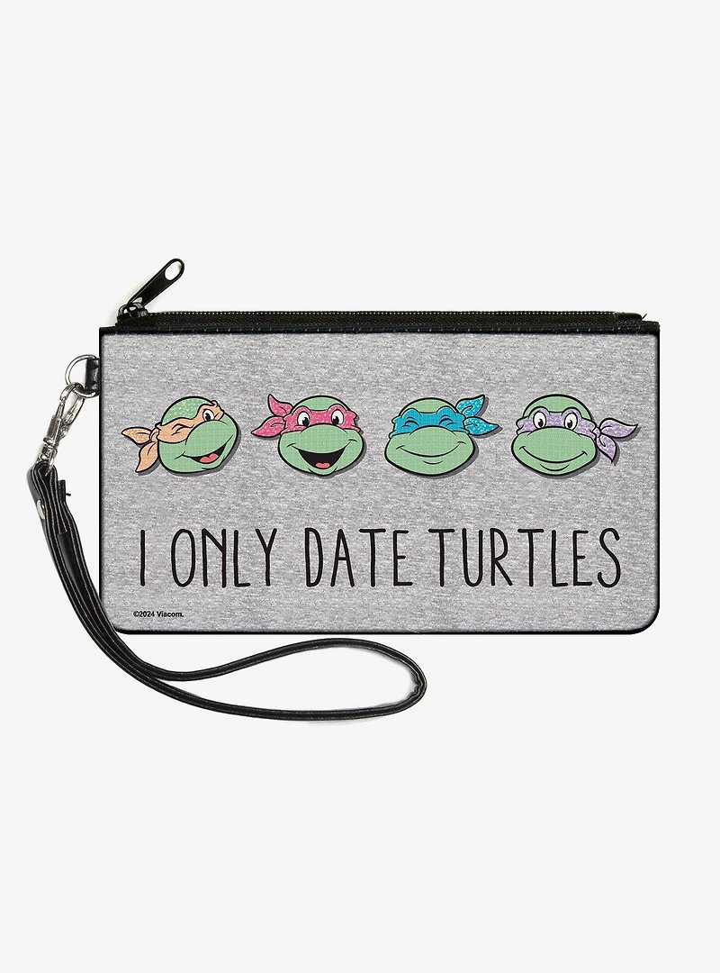 Teenage Mutant Ninja Turtles I Only Date Turtles Expressions Zip Clutch Wallet