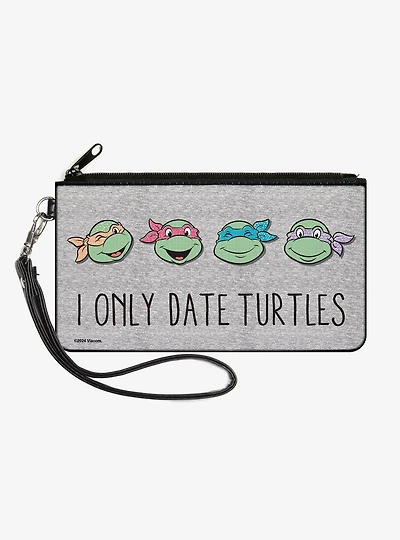 Teenage Mutant Ninja Turtles I Only Date Turtles Expressions Zip Clutch Wallet