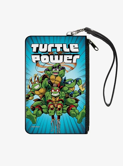 Teenage Mutant Ninja Turtles Turtle Power Pose Rays Zip Clutch Wallet