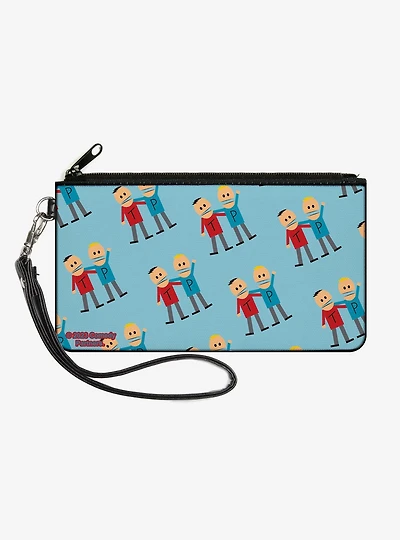 South Park Terrance and Phillip Hugging Pose Zip Clutch Wallet