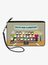 South Park Elementary 4th Grade Class Picture Zip Clutch Wallet