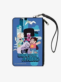 Steven Universe Ladies Love a Hero Group Pose Zip Clutch Wallet