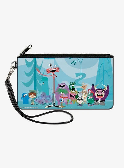 Fosters Home For Imaginary Friends Group Pose Zip Clutch Wallet