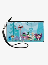Fosters Home For Imaginary Friends Group Pose Zip Clutch Wallet