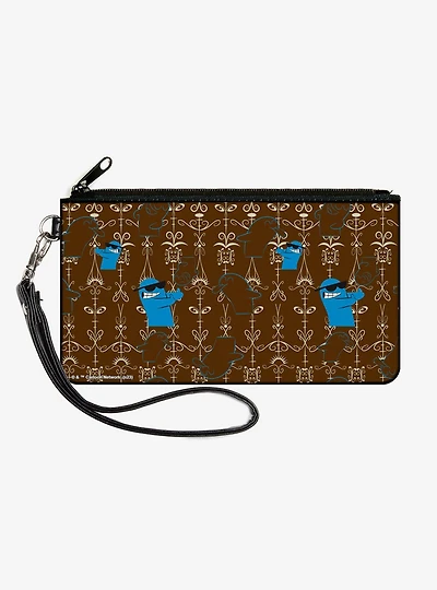 Fosters Home For Imaginary Friends Bloo Poses Zip Clutch Wallet