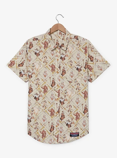 Masters Of The Universe Characters Allover Print Woven Button-Up - BoxLunch Exclusive