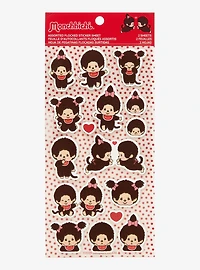 Monchhichi Flocked Sticker Set
