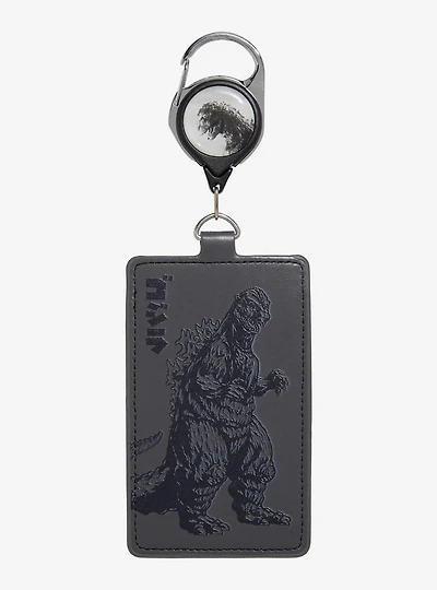 Godzilla Gray Retractable Lanyard