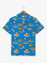Pokémon Beach Day Allover Print Woven Button-Up — BoxLunch Exclusive