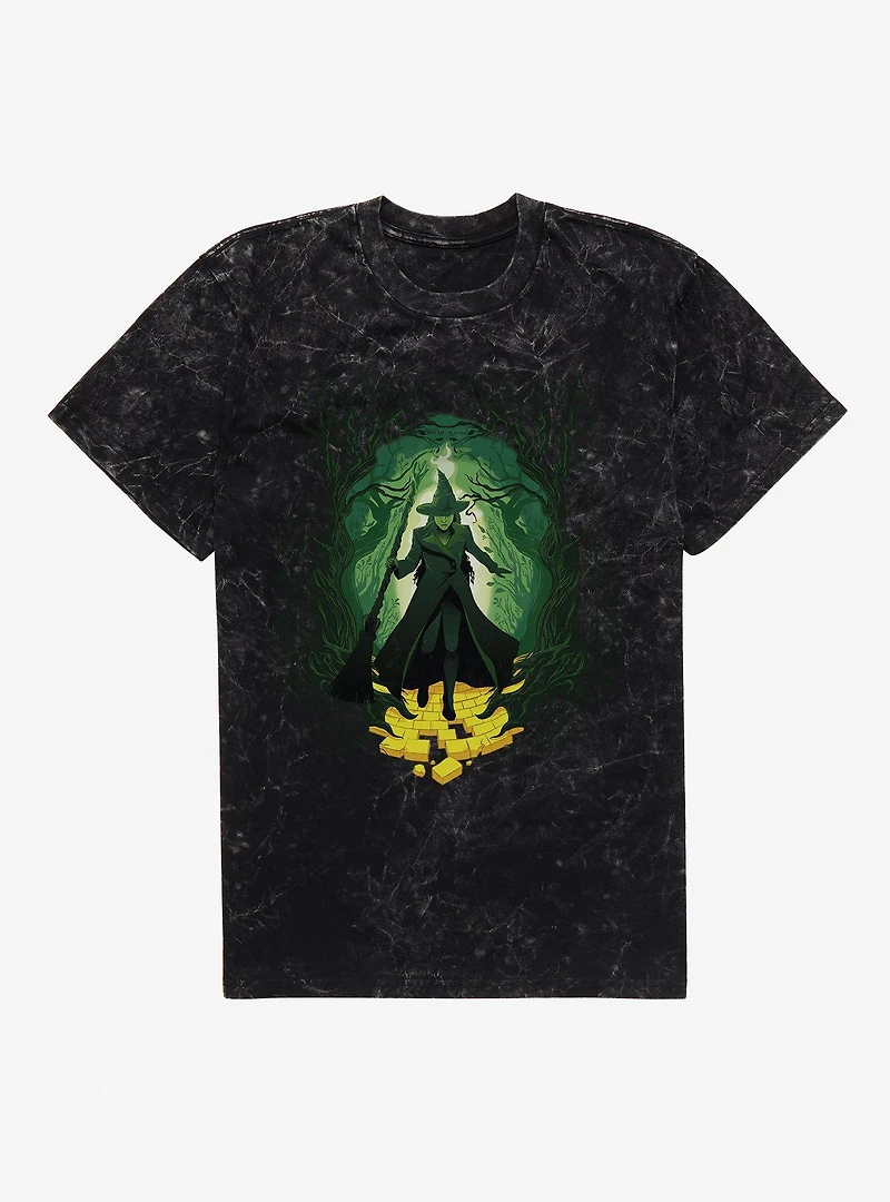 Wicked: For Good Elphaba Yellow Brick Road Mineral Wash T-Shirt