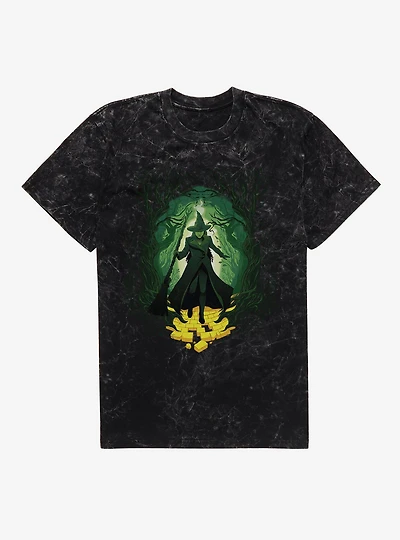 Wicked: For Good Elphaba Yellow Brick Road Mineral Wash T-Shirt