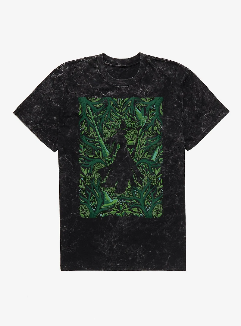 Wicked: For Good Elphaba Silhouette Mineral Wash T-Shirt