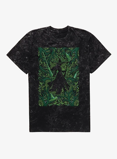 Wicked: For Good Elphaba Silhouette Mineral Wash T-Shirt