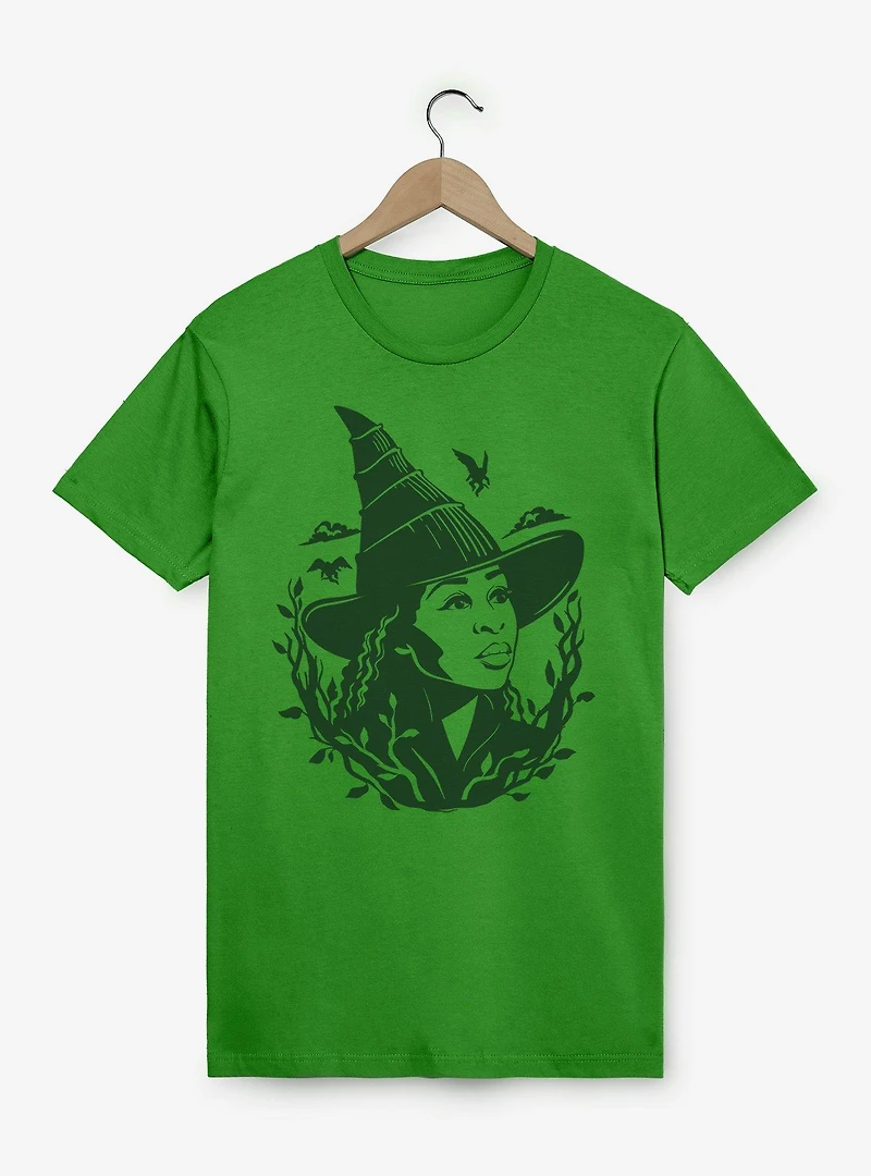 Wicked: For Good Elphaba Shadow Portrait T-Shirt
