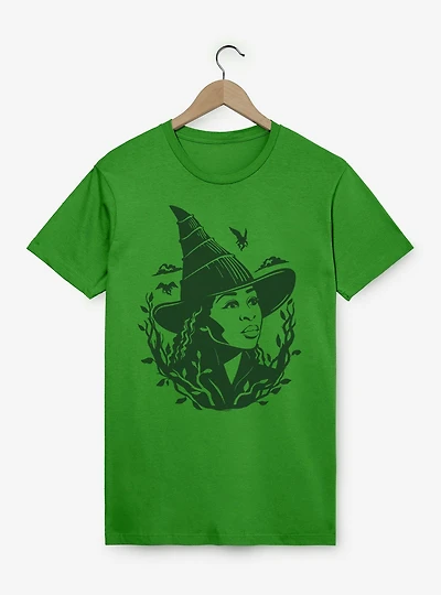 Wicked: For Good Elphaba Shadow Portrait T-Shirt