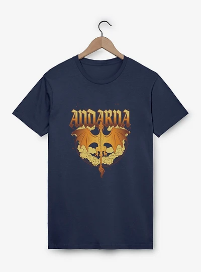 The Empyrean Fourth Wing Andarna Flight T-Shirt Box Lunch Exclusive
