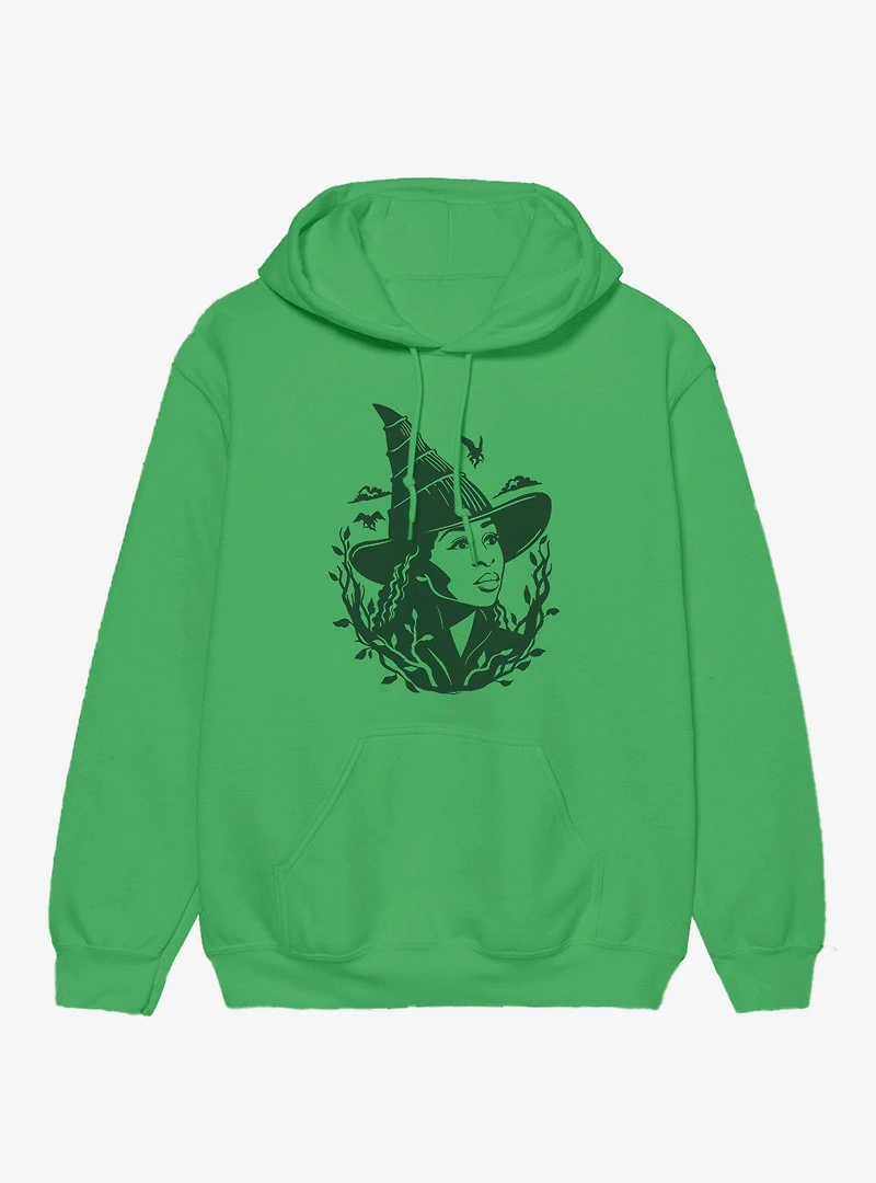 Wicked: For Good Elphaba Shadow Portrait Hoodie