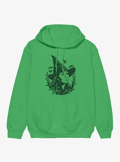 Wicked: For Good Elphaba Shadow Portrait Hoodie