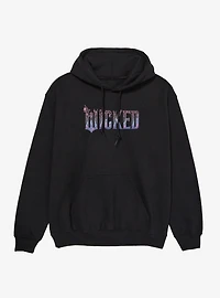 Wicked: For Good Pink Stylized Logo Hoodie