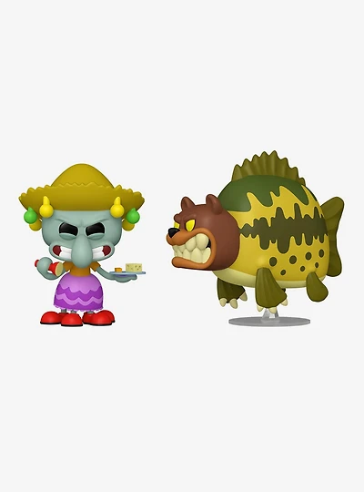 Funko Pop! Animation SpongeBob SquarePants Squidward & Sea Bear Vinyl Figure Set