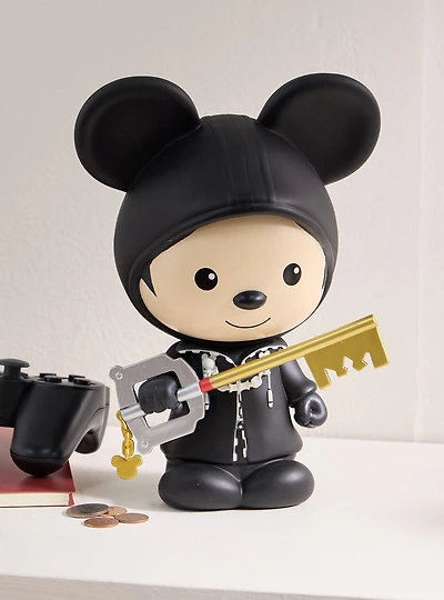 Disney Kingdom Hearts Mickey Mouse Key Figural Coin Bank