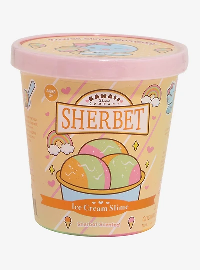 Kawaii Slime Company Ice Cream Sherbet Scented Slime