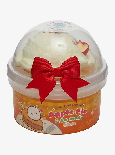 Kawaii Slime Company Apple Pie a la Mode Apple Pie Scented Jelly Slime