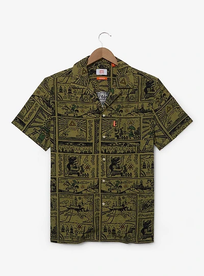 Nintendo The Legend of Zelda Woven Button-Up — BoxLunch Exclusive