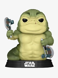 Funko Pop! Star Wars The Mandalorian and Grogu Rotta the Hutt Glow-in-the-Dark Vinyl Bobblehead
