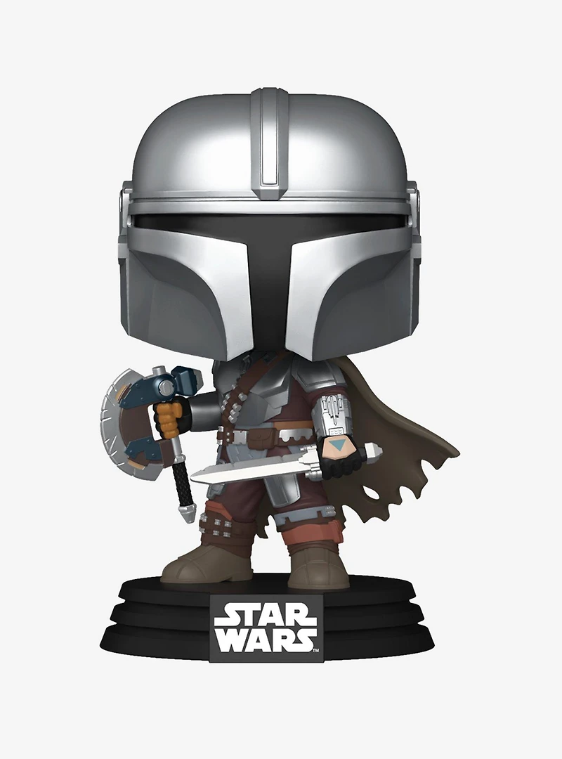 Funko Pop! Star Wars The Mandalorian and Grogu The Mandalorian Vinyl Bobblehead