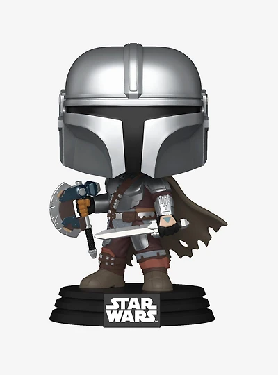 Funko Pop! Star Wars The Mandalorian and Grogu The Mandalorian Vinyl Bobblehead