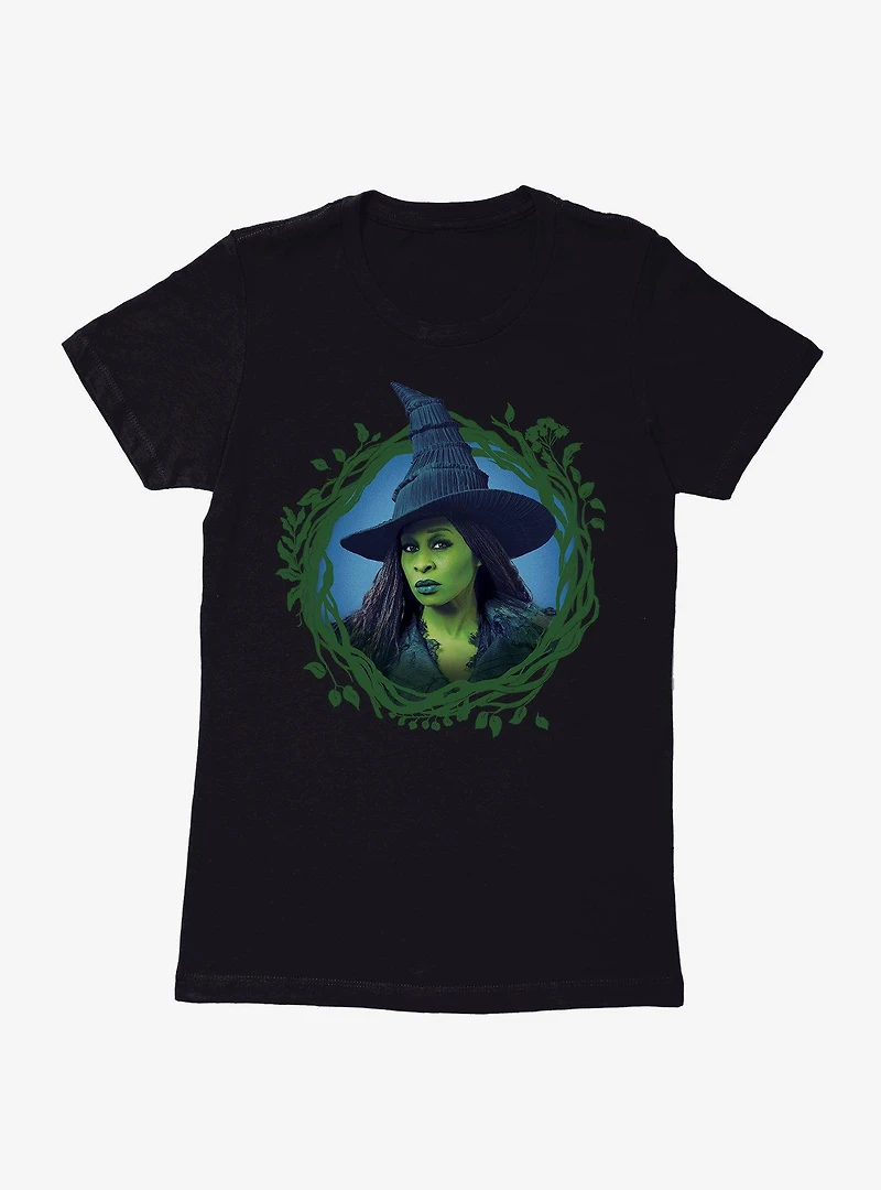 Wicked: For Good Elphaba Portrait Womens T-Shirt
