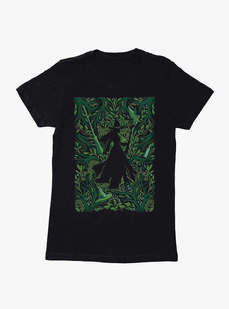 Wicked: For Good Elphaba Silhouette Womens T-Shirt