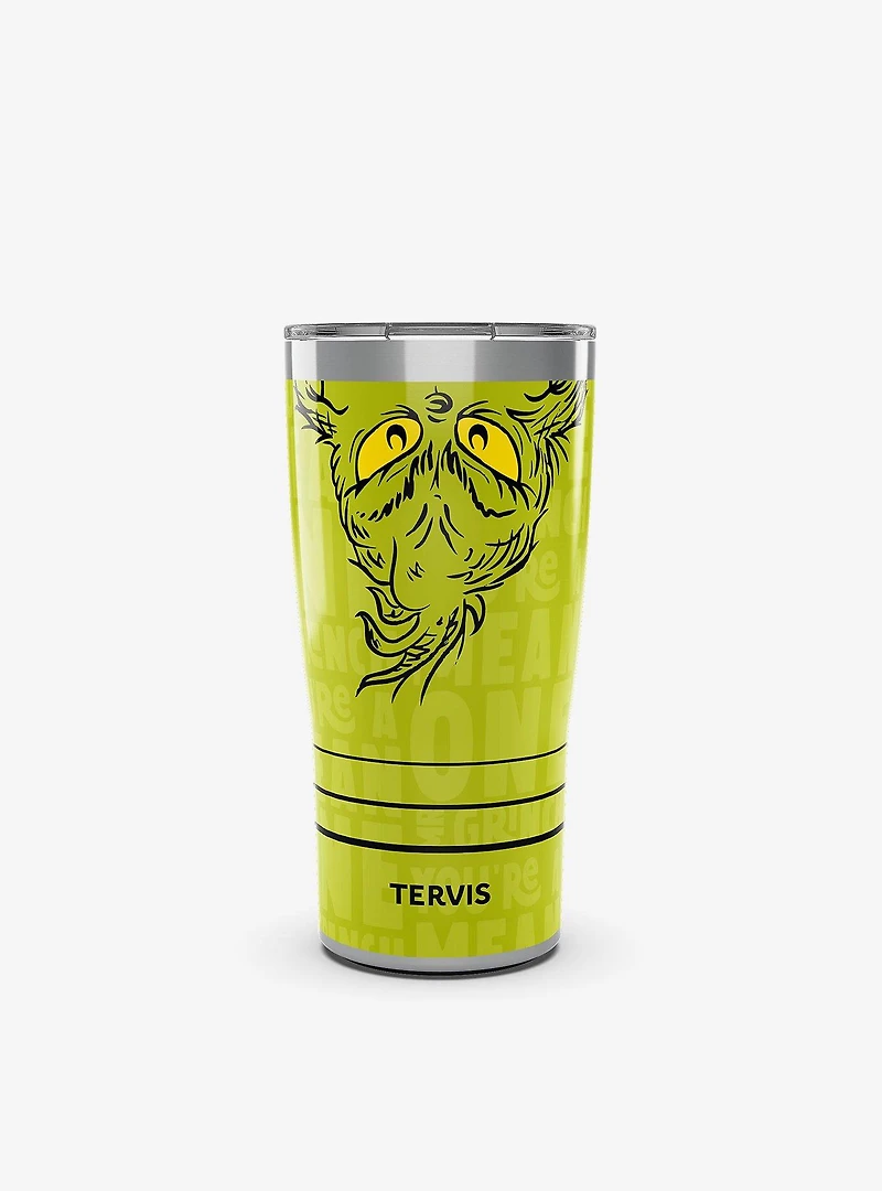 Dr. Seuss Grinch Who Stole Christmas Mean One 20oz Tumbler with Slider Lid