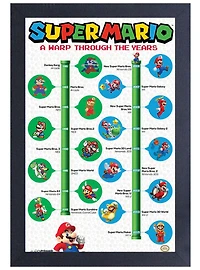 Super Mario A Warp Through Framed Poster
