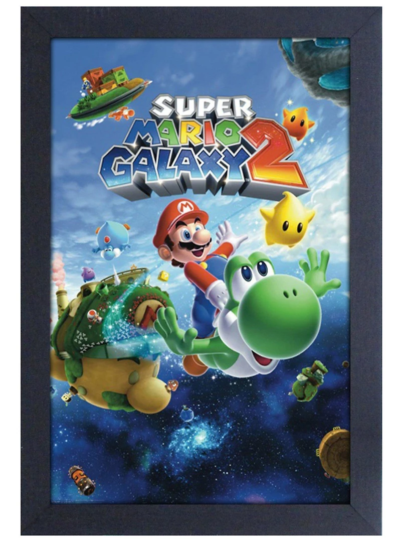 Super Mario Galaxy 2 Framed Poster