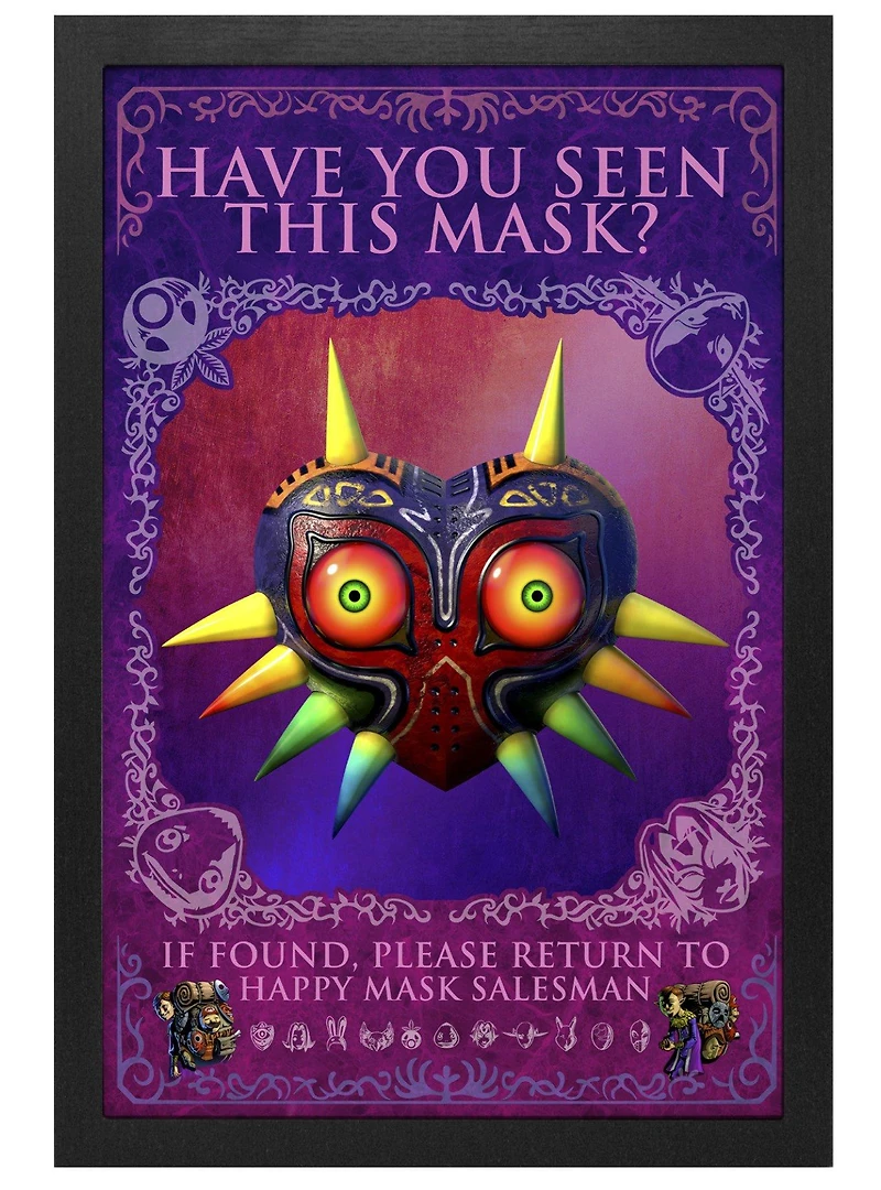 Zelda Have You Seen This Mas Framed Poster