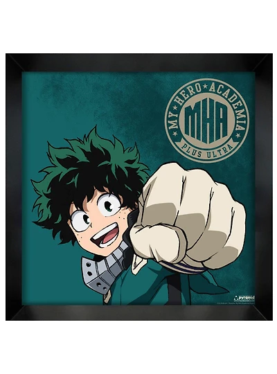 My Hero Academia Deku 12x12 Framed Poster