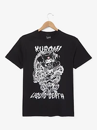 Sanrio Kuromi x Liquid Death Tonal Portrait T-Shirt - BoxLunch Exclusive