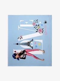 Miraculous: Tales Of Ladybug & Cat Noir Love Paris Throw Blanket