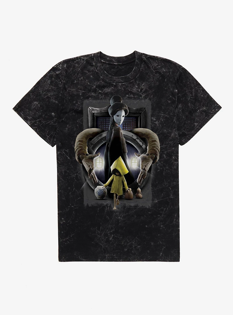 Little Nightmares The Lady And Six Mineral Wash T-Shirt
