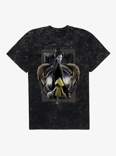 Little Nightmares The Lady And Six Mineral Wash T-Shirt